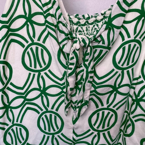 Anthropologie: Maeve | Green & Cream Tank | Size S - Picture 6 of 6